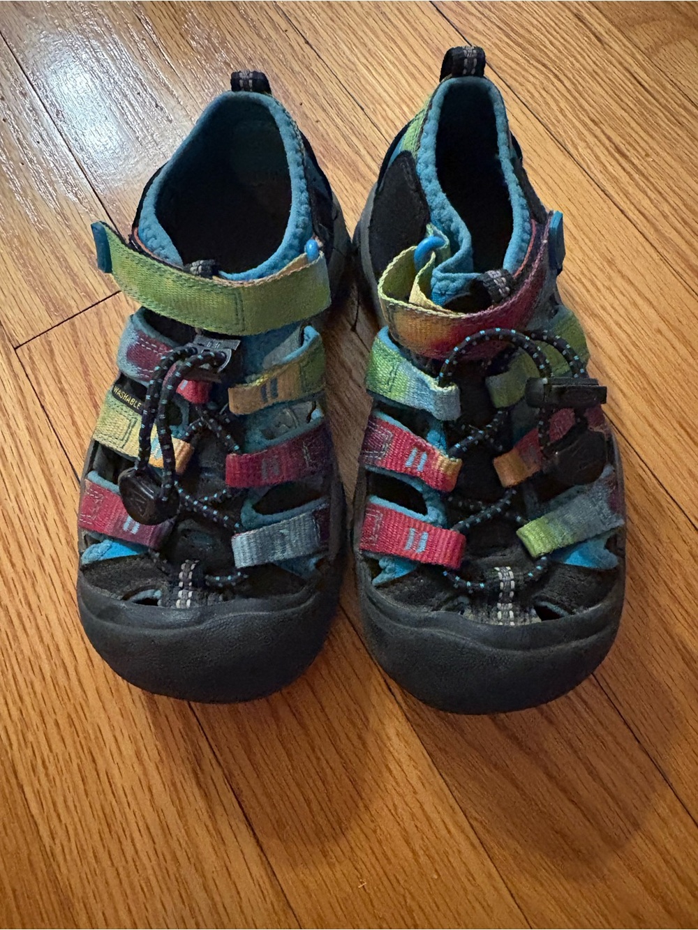 Keen Kids Multicolor Closed-Toe Water Shoes - Blue, Green, Red